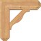 Ekena Millwork Funston Craftsman Smooth Bracket w/ Offset Brace, Western Red Cedar, 7 1/2"W x 24"D x 24"H BKT0806X24X24FST04SWR - alternate 3